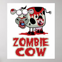 Zombie Cow Print