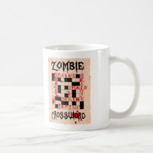 Zombie Crossword Mug