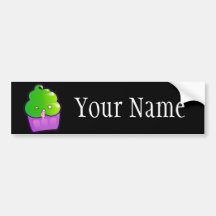 Zombie Cupcake Bumper Stickers