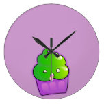 Zombie Cupcake Wall Clock