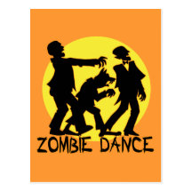 Zombie Dance Postcard