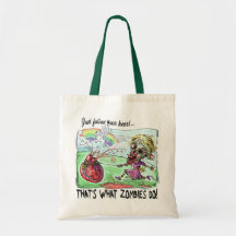 Zombie Follows Bloody Heart Bags