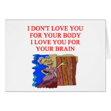 ZOMBIE geek nerd design Greeting Cards