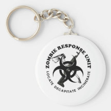 Zombie Gift Response Team Gifts Customise Keychains