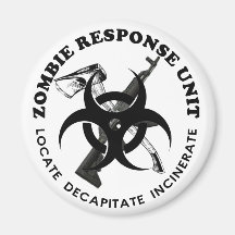 Zombie Gift Response Team Gifts Customise Magnet