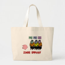 Zombie Halloween Canvas Bags
