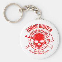 Zombie Hunter Keychain