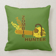 Zombie Hunter Pillow (inverse)