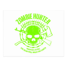 Zombie Hunter Postcard