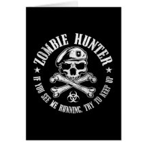 zombie hunter undead living dead card