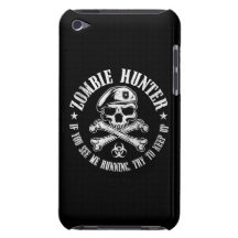 zombie hunter undead living dead barely there iPod case