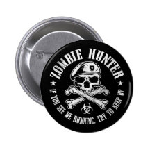 zombie hunter undead living dead pins
