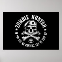 zombie hunter undead living dead poster