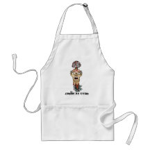 zombie ice cream apron