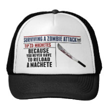 ZOMBIE MACHETE HAT