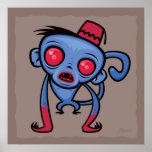 Zombie Monkey Print