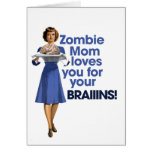 Zombie Mum Greeting Cards