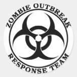 Zombie Outbreak Response Team (Biohazard) Stickers