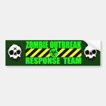 Zombie Outbreak Response Team Bumper Stickers