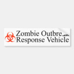Zombie Outbreak Response Vehicle Bumper Sticker