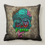 Zombie Pillah number 1 Throw Pillows