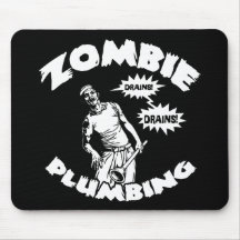 Zombie Plumbing Mouse Mats