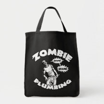 Zombie Plumbing Tote Bag