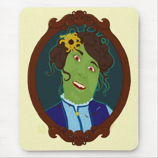 Zombie Portrait Mousepad