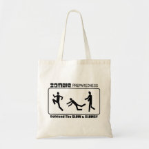 Zombie Preparedness Befriend Slow Design Bags