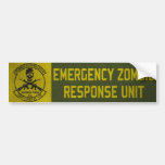 Zombie Response Unit Bumper Sticker