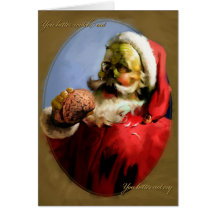 Zombie Santa Christmas card