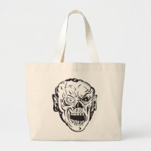 Zombie Skull Face Monster Bags