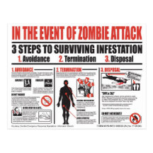 Zombie Survival Guide - Beyond These Walls Post Cards