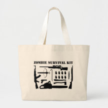 Zombie Survival Kit Tote Bags