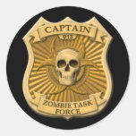 Zombie Task Force - Captain Badge Sticker