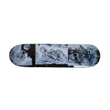 Zombie Urban Street Graffiti Custom Skateboard