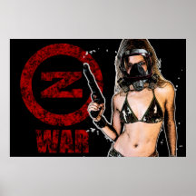 Zombie War Hunter Poster