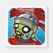 Zombiees! Zombus Atrocitas Fridge Magnets