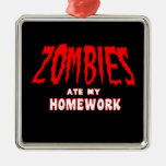 Zombies Ate My Homework Christmas Tree Ornament