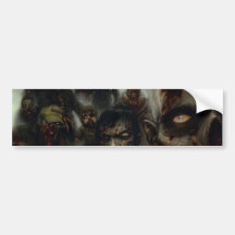 Zombies Bumper Sticker