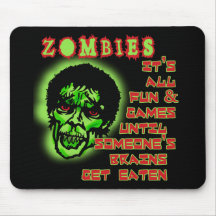 Zombies Humour Mouse Pads
