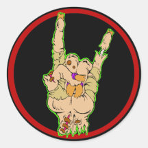 Zombies Rock sticker (old version)