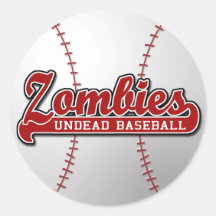 ZOMBIES Undead Baseball - sticker