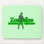 Zombies Wrecked My Costume - Halloween mousepads