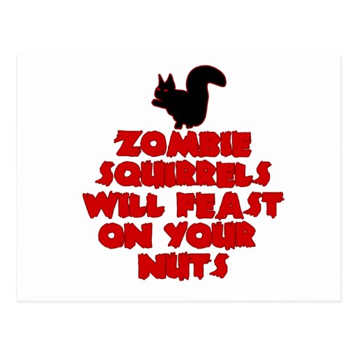 ZombieSquirrelpng Postcard