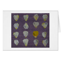 Zonta Yellow Rose Petals Note Card