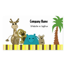 Zoo Animal Business Card