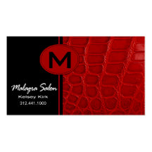 Zoology Crocodile Business Card template
