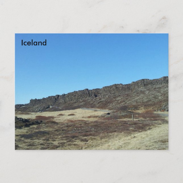 Þingvellir, Iceland Postcard (Front)