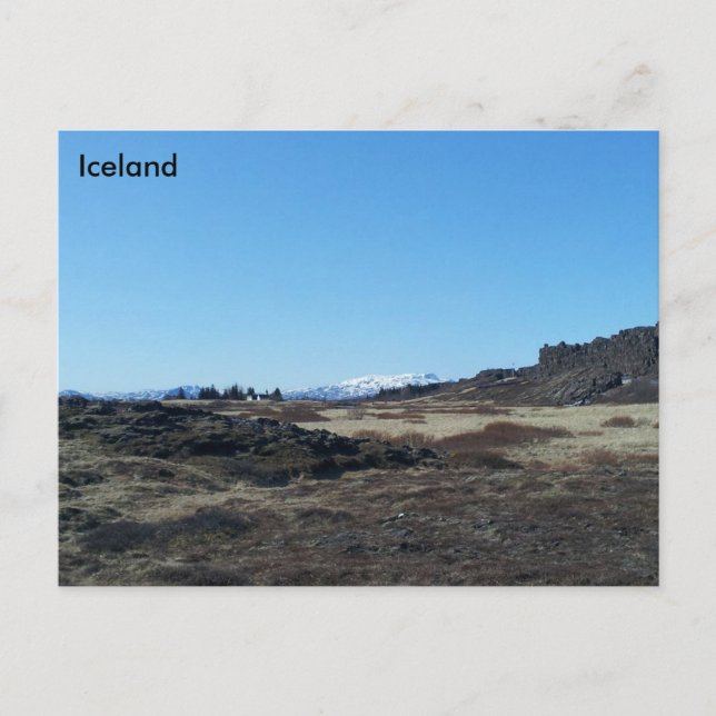 Þingvellir, Iceland Postcard (Front)